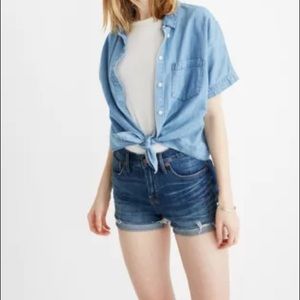 NWT Madewell Denim Jean Shorts Medium Wash